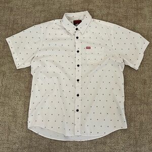Dixxon button up t-shirt size XL